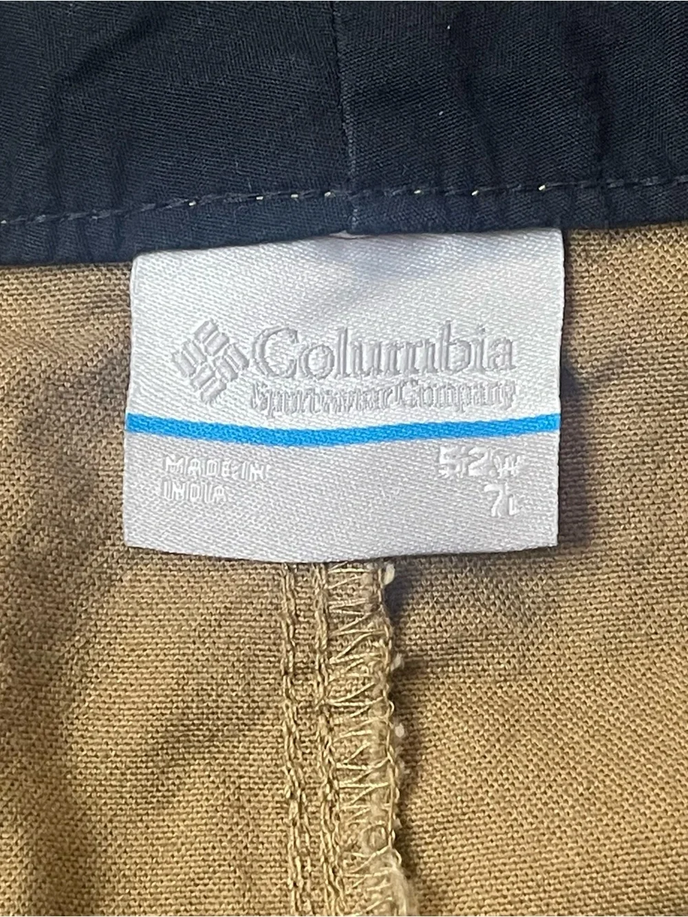 Columbia Men’s 52W 7L Cargo Shorts Tan Khaki Utility Outdoor